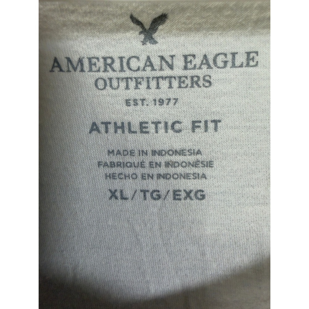 Mens Large American Eagle Red/White/Blue Striped Tank Top Beach USA *FLAW - Picture 3 of 10